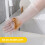 Reusable Waterproof Kitchen Gloves with Cotton Flock Lining 6