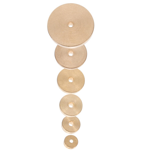 Brass Margin Gauges Round Alignment Tools 6 Pcs 1