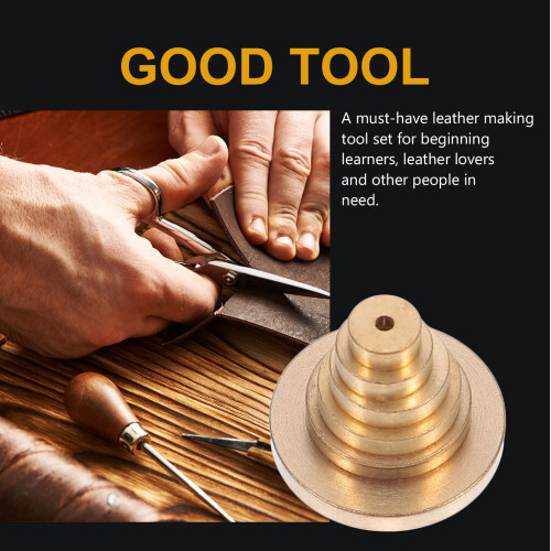 Brass Margin Gauges Round Alignment Tools 6 Pcs 2