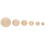 Brass Margin Gauges Round Alignment Tools 6 Pcs 4
