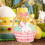 Conejo de Pascua de madera para mesa decorativa (1 pieza) 4