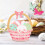 Conejo de Pascua de madera para mesa decorativa (1 pieza) 5