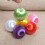 Boules de Noël en soie colorée (12 pièces) 2