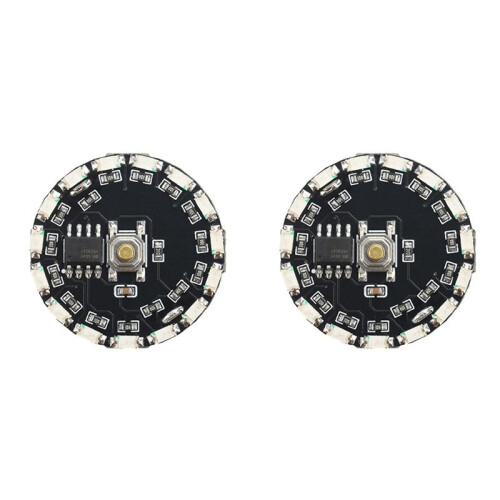 2X 16Modes Button Flow Light Battery Control Wireless LED Lamp Flashing/Rotating/Gradient Light Toy Model White