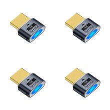 4X Virtual HDTV 4K Display Headless Display Adapter Supports 1080P@60Hz/120Hz Maximum Resolution 4K@60Hz