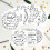 Vintage Rub-on Transfers Damask Border Letters 12 pcs 3