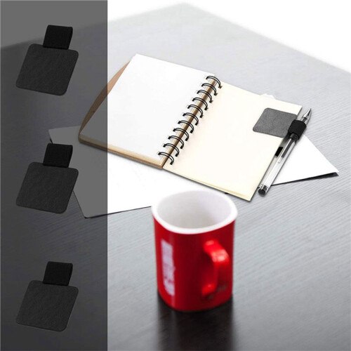 24 Pack Pen Loop Holder, Self-Adhesive Pen Holder Pencil Elastic Loop for Notebooks, Journals, Calendars (Black) 2