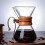 MarinaVida coffee maker heat-resistant glass drip pot with 5