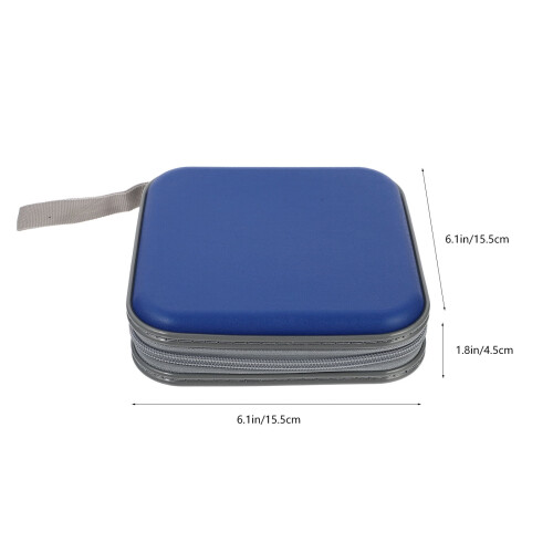 CD case storage pouch for 40 discs portable 1