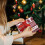 Christmas Wrapping Paper Santa Pattern Single-Sided 75cm x 6