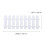 Plastic Garden Picket Fence Edging White 5 pcs 2