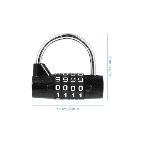 Safety Combination Padlock 4-Digit 2