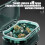 Luchtdichte pillendoos, draagbaar, compact, groen 5