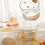 Set di 4 misurini in plastica con tacche in once e millilitri. 5