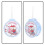 Christmas candy packing box bell shape 2 pcs 4