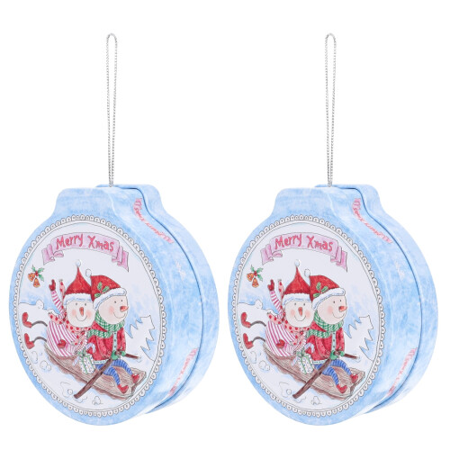 Christmas candy packing box bell shape 2 pcs 2