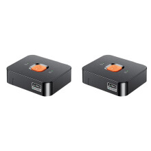 2X Adaptador 6.0, Transmisor y Receptor de Audio, Entrada Auxiliar de 3,5 mm, Sonido Estéreo de Alta Fidelidad, Receptor de Audio