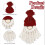 Christmas gnome knitting kit with instructions 1 set 4