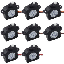 8 Piezas Nuevo 2.1g  Micro-Type Servo 180 Grados de Rotación DM-S0020 2g  Servomotor Plástico 4.8V-6V