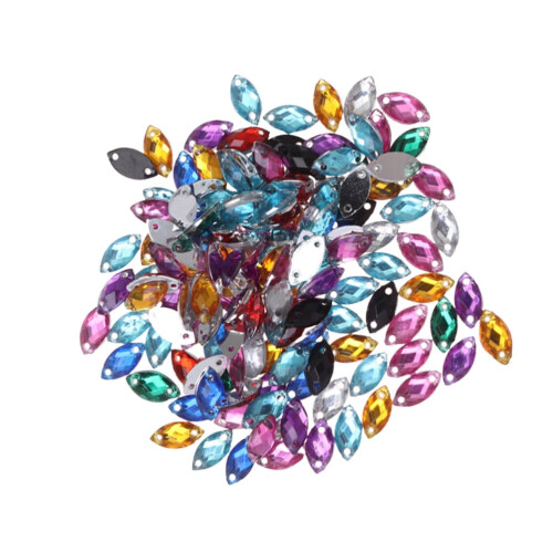 Eease Sew On Rhinestone Drop Shape Gems για χειροτεχνίες 2