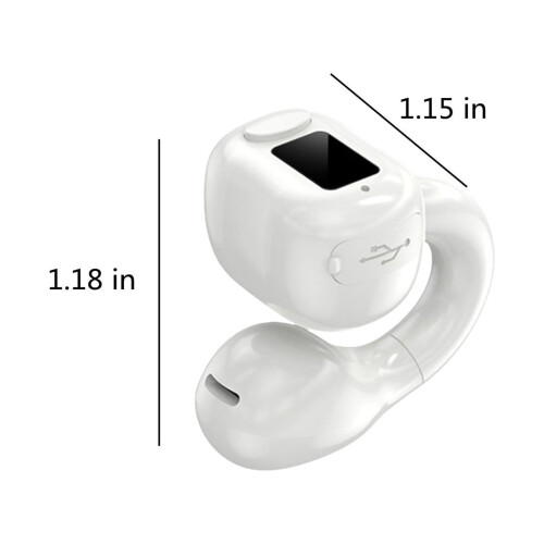 Ακουστικά lulshou School Supplies με κλιπ αυτιών Bluetooth5.3Open Ear Clip Ασύρματα ακουστικά Bluetooth για 2