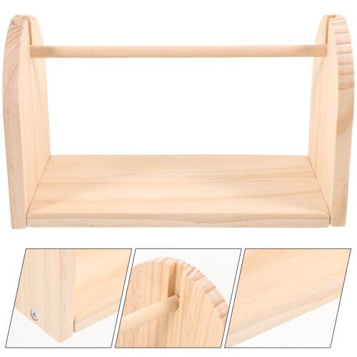 Wood Spool Holder Manual Thread Winder for DIY 1