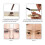 Eyebrow Stencil Template Shaping Tool 10pcs 5