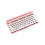 Compact 2.4G USB Keyboard Quiet Click Round Keys 2