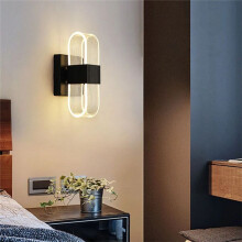 Luxury Super Bright Living Room Bedroom Bedside Hotel Wall Lamp Transparent Guided LED Home Lighting Decoration,B