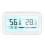 Zigbee Weather Station Digital Thermometer Tuya Hygrometer Electronic Table Clock Temperature and Humidity Sensor White 2