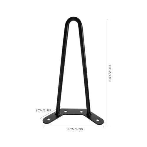 Coffee Table Leg Iron 250mm 2pcs 1