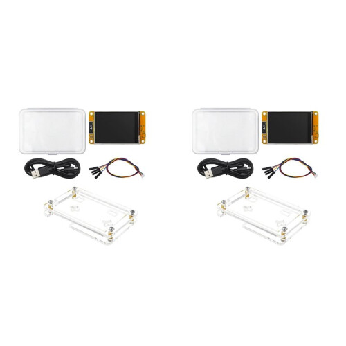 2X ESP32 Development Board with Case 2.8 Inch Touch Display for LVGL WIFI  240x320 Screen LCD TFT Module