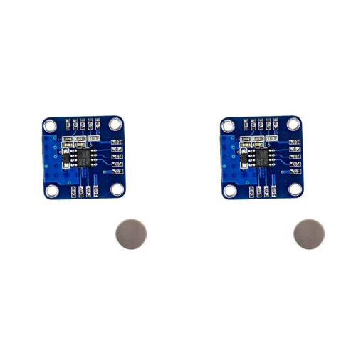 2X MT6701 Magnetic Encoder Magnetic Induction Angle Measurement Sensor Module 14bit High Precision Can Replace AS5600