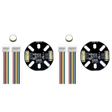 2X MT6701 Magnetic Encoder 14bit High Precision IIC+AB1024 Supports IIC/SSI/PWM/da Communication for Brushless Motor