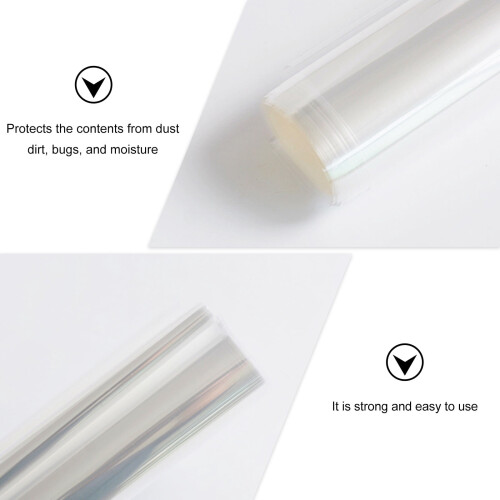 Clear cellophane roll for gift wrapping 4 rolls 2
