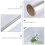 Clear cellophane roll for gift wrapping 4 rolls 4