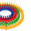 Floleo round knitting loom set with hook, needle, and 4