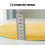 Round Stool Cushion with Ties Yellow Seat Pad 4