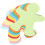 People Paper Cutouts Assorted Colors 72 pcs 4