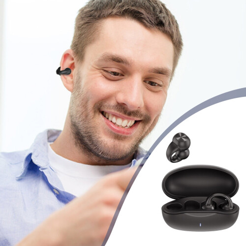 Wireless Earbuds Bluetooth 5.3 Open-Ear Headphones Black 1