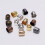 Haust earring tassel fixing caps 2 packs 12x12mm assorted 6