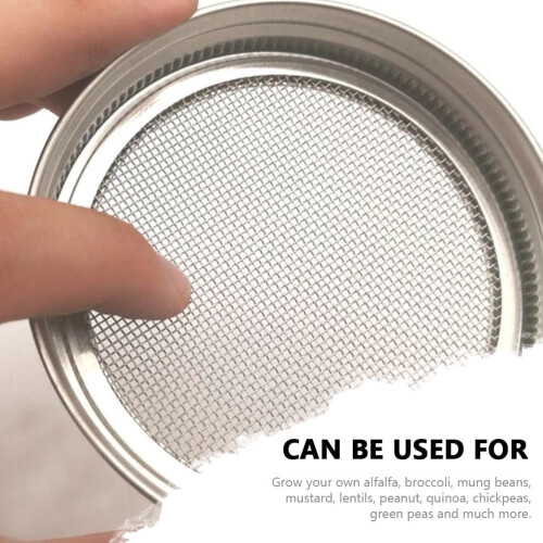 Stainless Steel Sprouting Jar Strainer Set 4 pcs 1