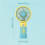 maxiaxia Mini Small Fan Force Fan Force Εξωτερικός Ηλεκτρικός Ανεμιστήρας για Φοιτητές, Μικρός 6