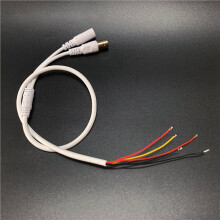 2X Monitor Analog Five-Core Cable Video Power Cable 5-Core Waterproof Cable BNC Camera Light Lamp Board Tail Cable