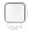 Fogless Vanity Mirror with Suction Cups for Bathroom 5