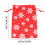 Christmas snowflake linen gift bag bundle 4