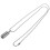 Pilleetui Halskæde Titanium Stål Choker 5