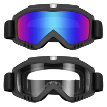 Gogle do Motocykli i Quadów, Zestaw 2 Sztuk, Akcesoria do Motocrossu, Gogle, Okulary