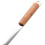 Colher escumadeira de aço inoxidável com cabo de madeira de 20 cm (8 polegadas) 5