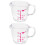 Espresso Cup with Graduated Milk Scale 2 pcs 1